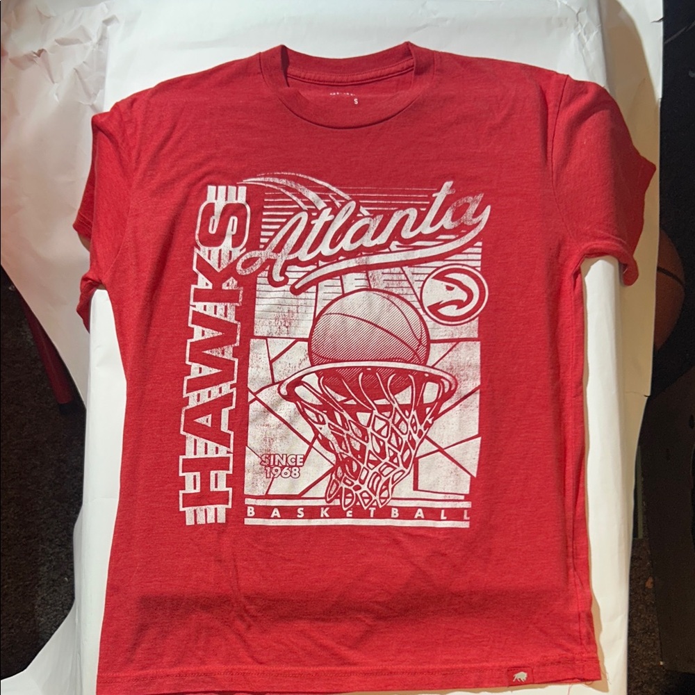 Atlanta Hawks Basketball Since 1968 - Red Graphic T-Shirt